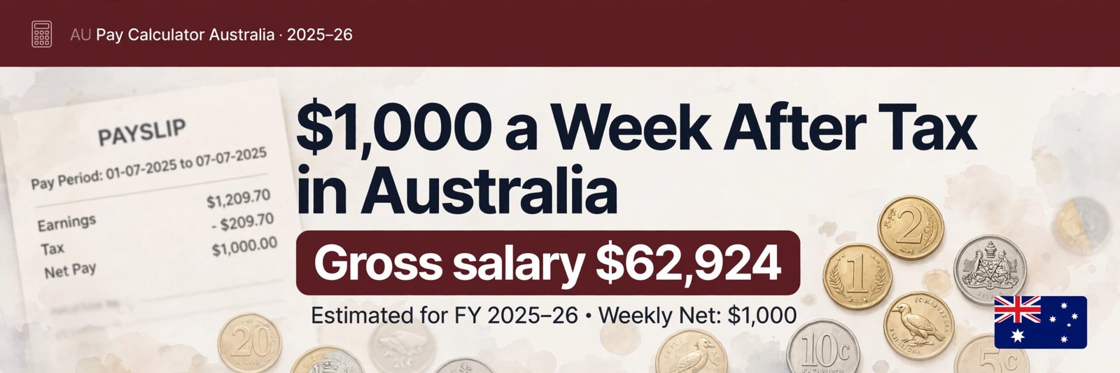$1,000/Week After Tax in Australia: What Salary Is That?