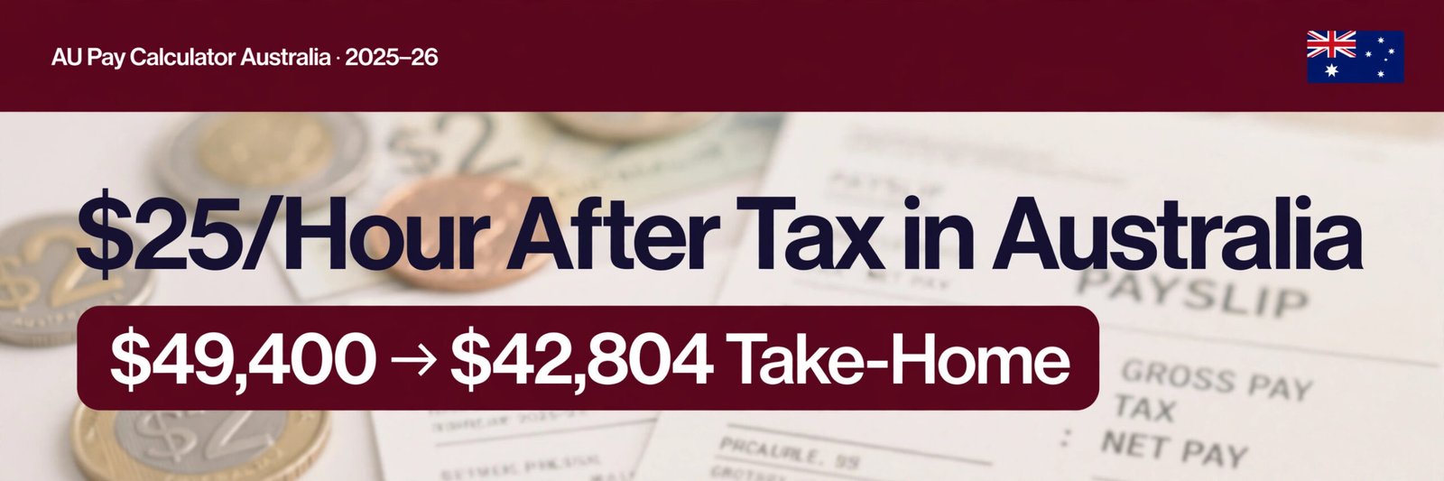 $25/Hour After Tax in Australia: Annual Salary & Take-Home