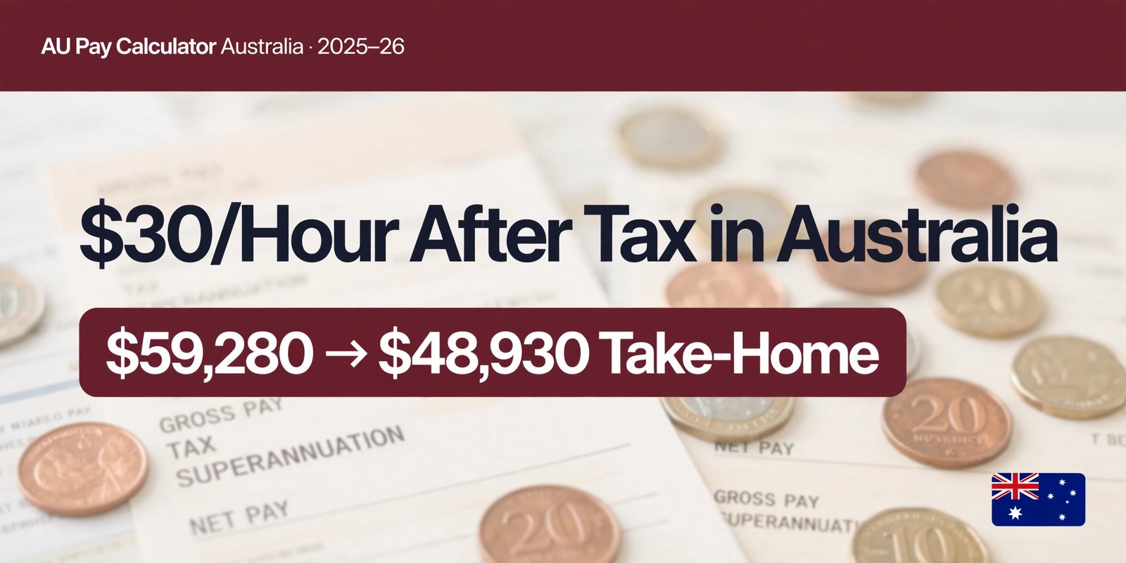 $30/Hour After Tax in Australia: What You Really Earn