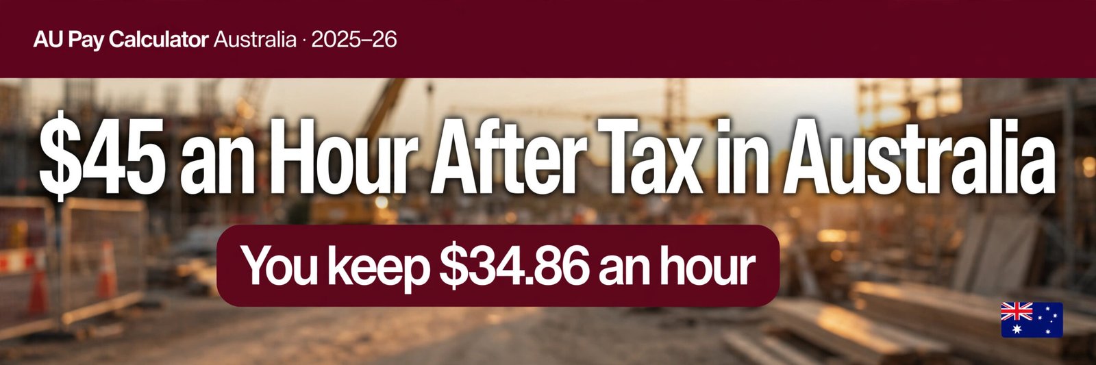 $45/Hour After Tax in Australia: What You Really Earn