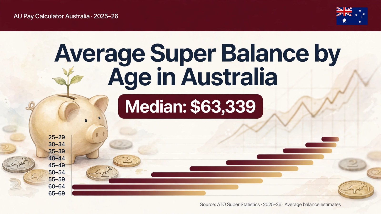 What Is the Average Super Balance by Age in Australia? (2026)