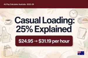 Read more about the article Casual Loading in Australia: 25% Explained (With Examples)