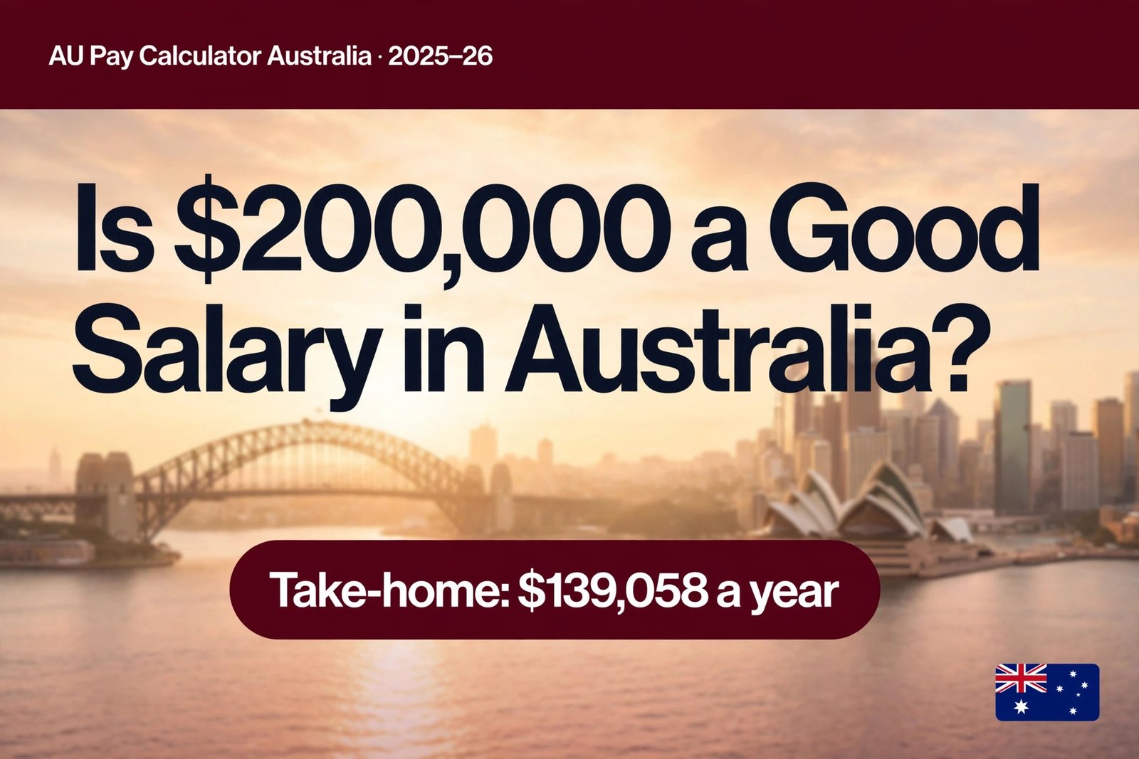 Is $200,000 a Good Salary in Australia in 2026? (After-Tax Breakdown)