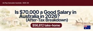 Read more about the article Is $70,000 a Good Salary in Australia in 2026? (After-Tax Breakdown)