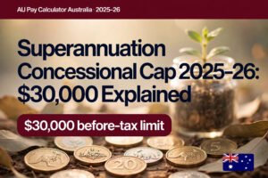 Read more about the article Superannuation Concessional Cap 2025-26: $30,000 Explained