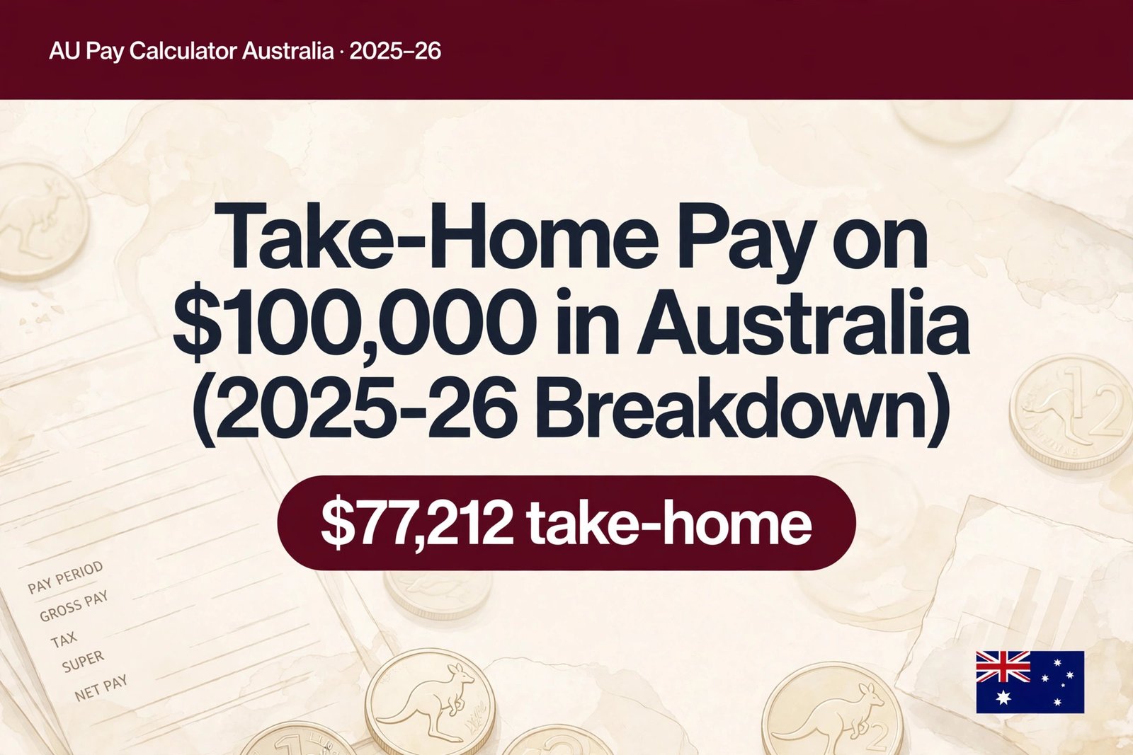 Take-Home Pay on $100,000 in Australia (2025-26 Breakdown)