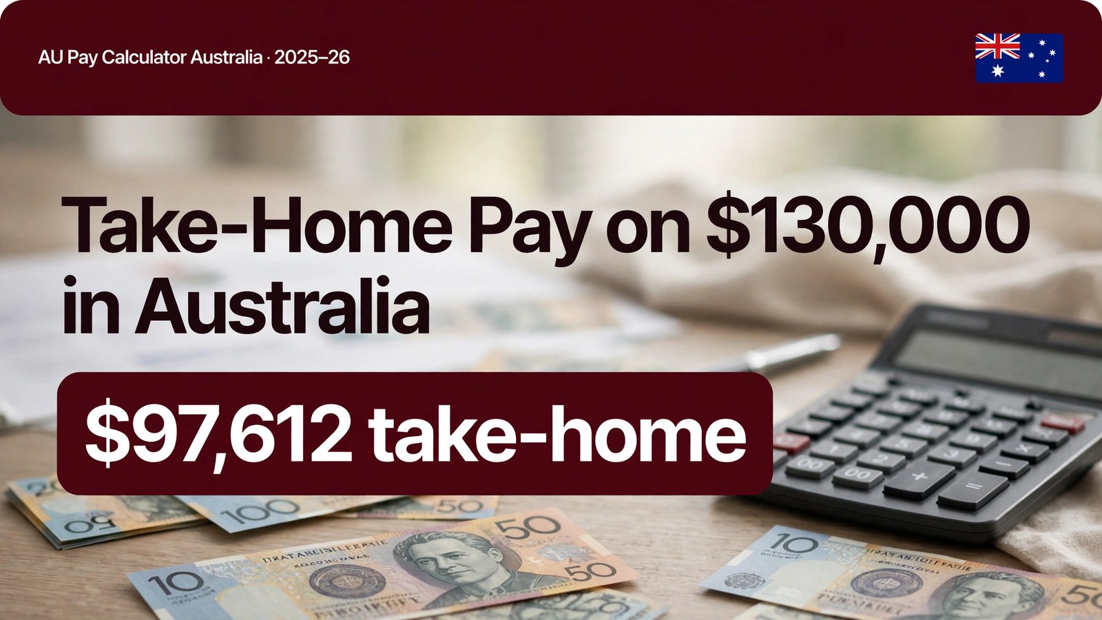 Take-Home Pay on $130,000 in Australia (2025-26 Breakdown)
