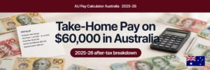 Read more about the article Take-Home Pay on $60,000 in Australia (2025-26 Breakdown)